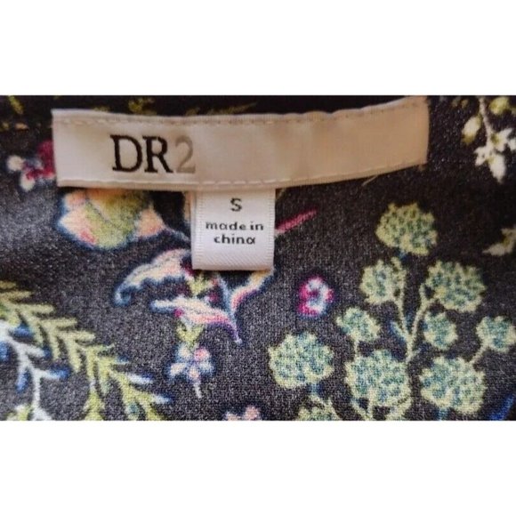 DR2 Top Womens Small Sleeveless Floral Keyhole Neck - Picture 3 of 11